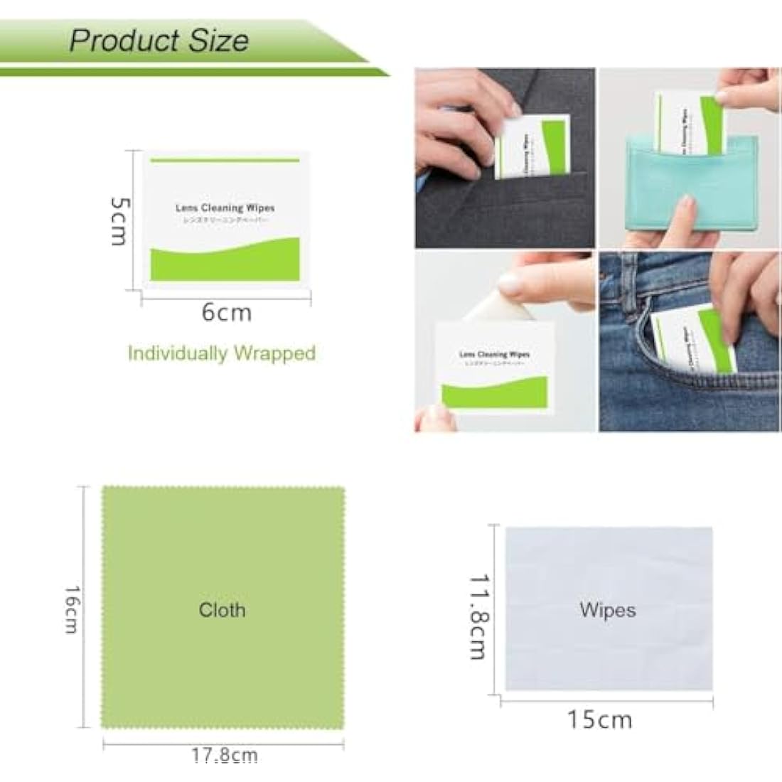 Screen Wipes Individually Wrapped, EOTW 120 Computer Glasses Screen Cleaner Wipes for Monitor/Laptop/iPad/Mobile Phone/LCD TV/Tablet PC/Keyboard Cleaning Kit