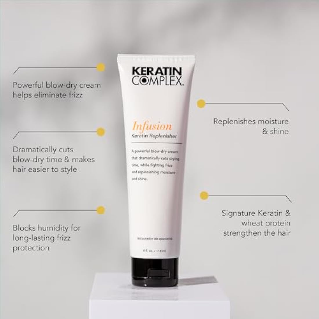 Keratin Complex Infusion Keratin Replenisher For Unisex 2.5 oz Cream