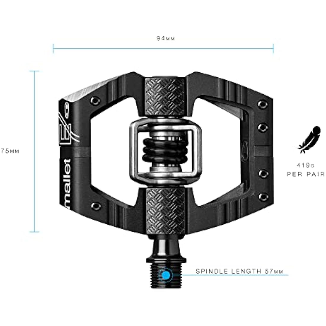 Crankbrothers Mallet Enduro Pedals, unisex, Mallet Enduro