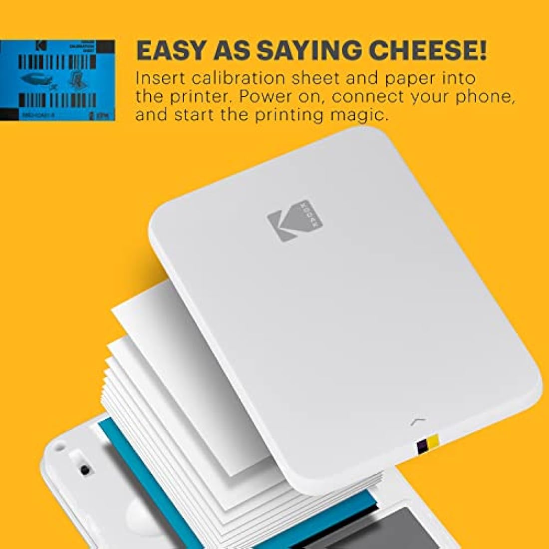 KODAK 2x3" Premium Zink Photo Paper (100 Sheets) - Compatible with KODAK Cameras & Printers, White