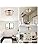 WUZUPS Crystal Chandelier Flushmount Ceiling Light Modern Lighting Fixture for Bedroom Hallway Bar Kitchen Bathroom, H 21 x W 33, Black, G9 Base