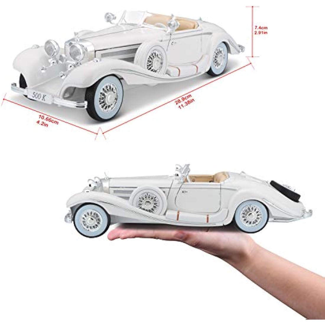 Tobar 1:18 Premiere Edition 1936 Mercedes Benz 500K Typ Specialroadster