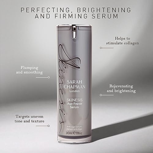Sarah Chapman Skinesis Age-Repair Serum - Anti-Ageing Serum for Lightweight, Skin-Firming, Radiant Results - Vitamin A for Smoother, Even Skin - Addresses Signs of Ageing and UV Damage, 30 ml