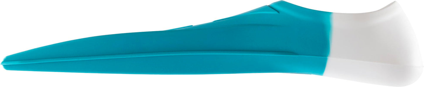 CRESSI Vera Fins Aquamarine/White M-Unisex 100% Silicone Short Fins Closed Shoe Design, for Swimming, Open Water Training, Swimming Pool, Snorkelling,