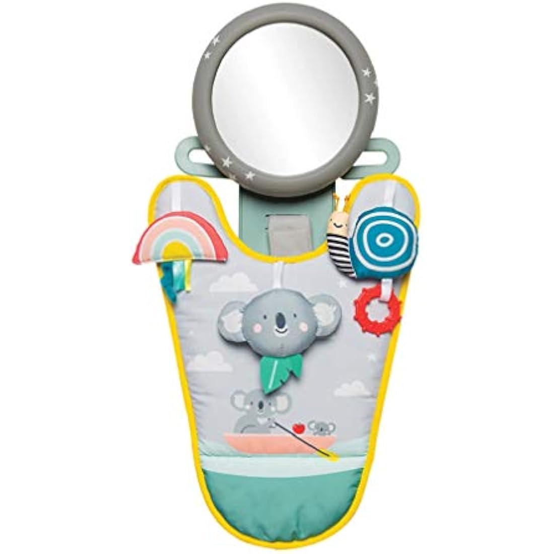 Taf Toys Koala in Car Play Centre. Rear Facing Kick Mat with Hanging Sensory Toys. Easy to Fit Baby Car Travel Activity Centre. Suitable for Boys & Girls from Birth