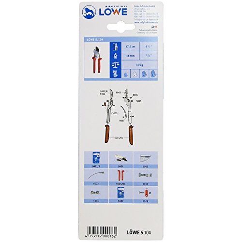 Original Lowe 5 Professional Anvil Garden Shears 5.104