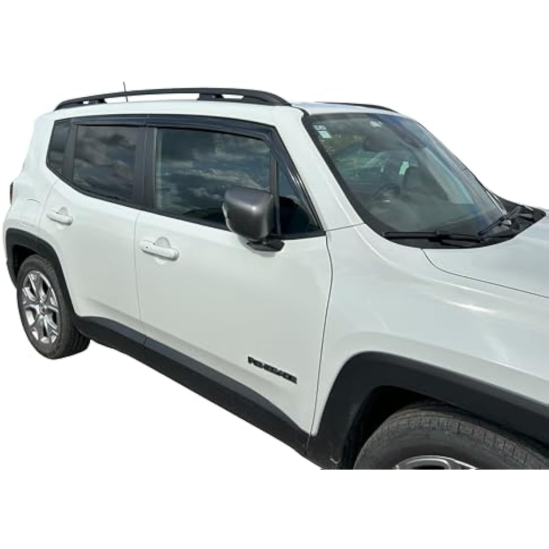 AUTO CLOVER Wind Deflectors Set for Jeep Renegade 2014+ (4 pieces)