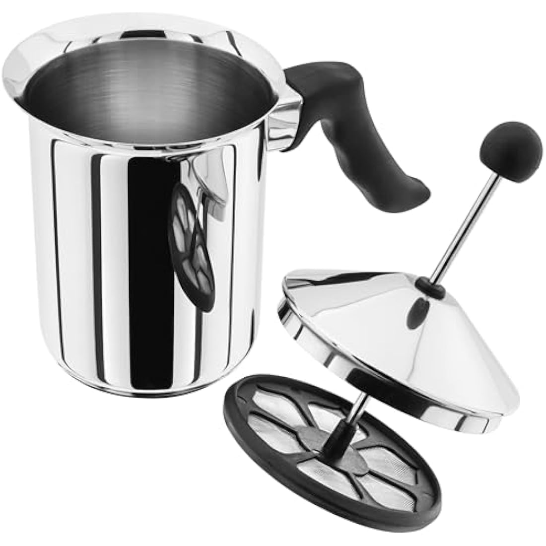 Judge Milk Frother/Sauce Pot Jug, 18/10 Stainless Steel, Induction Ready, Stay Cool Handle, Dishwasher Safe, 800ml