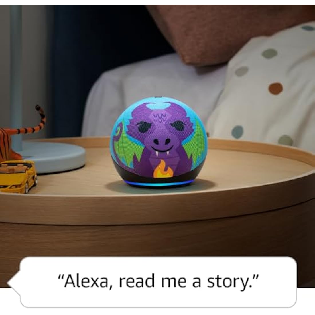 Echo Dot Kids (Newest gen) | Wi-Fi and Bluetooth smart speaker with Alexa | With 1 year of Amazon Kids+ content | Owl