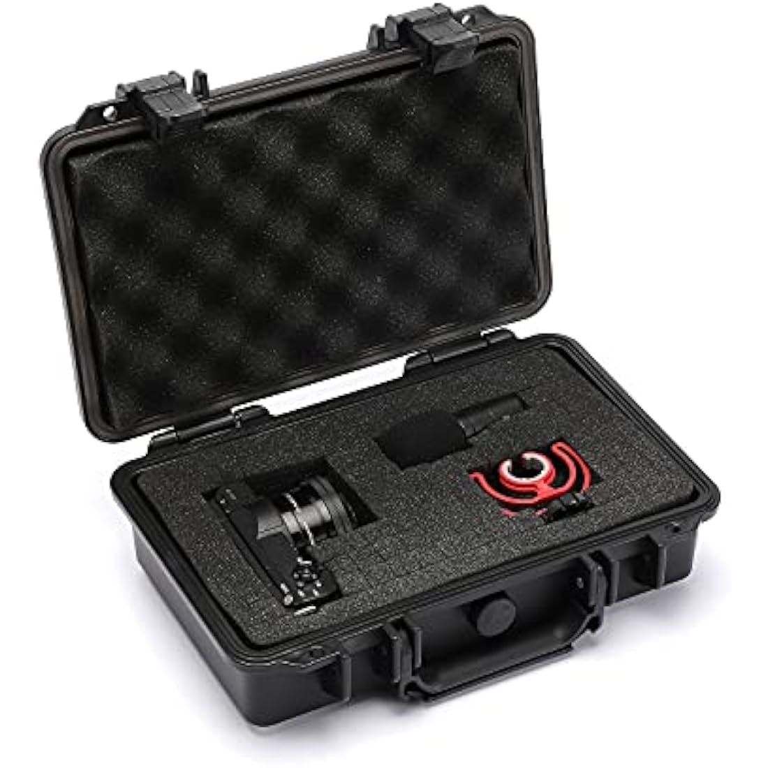 CASOMAN 11.5-Inch Water-Proof & Explosion-Proof Box, with Cush- Proof Sponge, IP67 Water Proof Grade, Customizable Foam