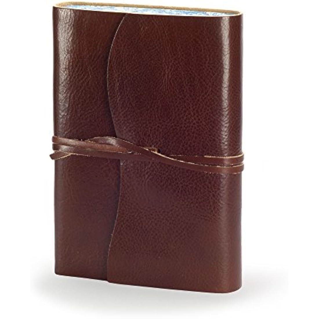 BELCRAFT Venezia Romantica Large Leather Bound Journal, A5 (15x21 cm) Dark Brown