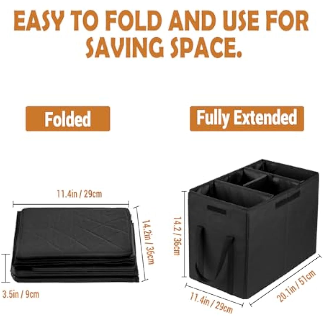 UNICITII Car Seat Extender for Large Dogs up to 120 LBS, Back Seat With Storage Organizer Gap Filler for Front or Back