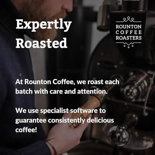 Rounton Coffee Roasters | Two Stories Blend 1kg Sweet & Fruity Coffee | Roasted in Yorkshire | Whole Beans 1kg Medium Espresso Roast | Speciality Coffee Bags