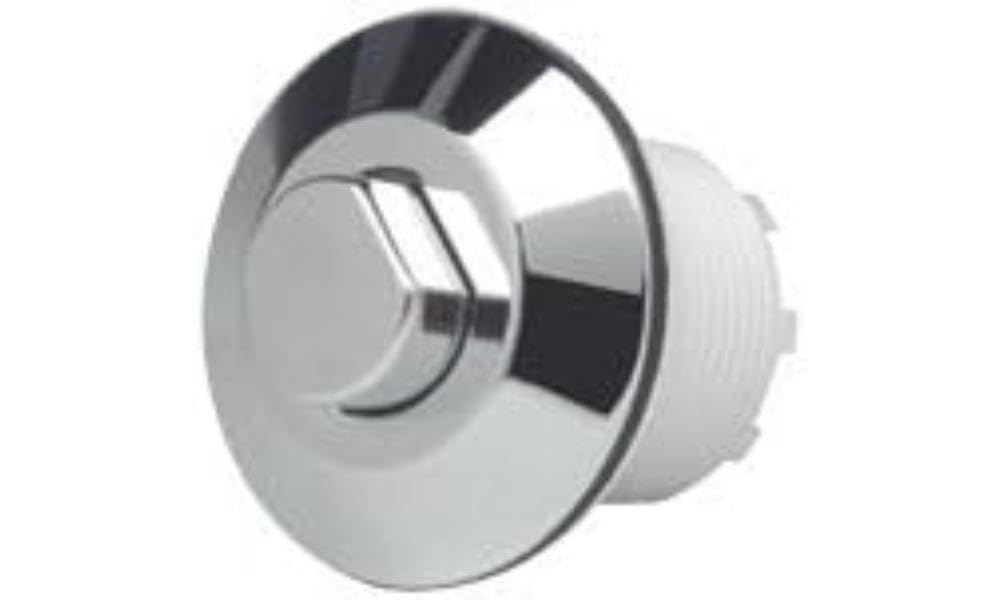 GROHE Air Button WC Flush Manual Actuator Flushing System with 750 mm Air Hose for Panel Thickness Up to 30 mm (Use with Adagio Cistern), Chrome,