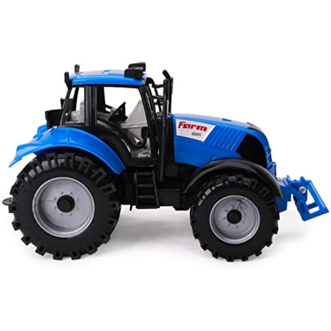 Toyland® Friction Powered Farm Tractor with Opening Hat – Available in Pink, Blue, Red & Green (Blue)