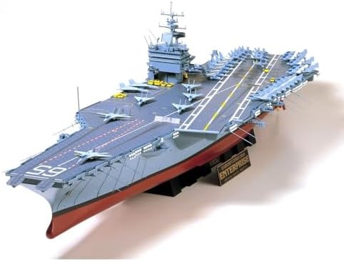 TAMIYA 300078007 US CVN-65 Enterprise Aircraft Carrier Model, 1:350 Scale