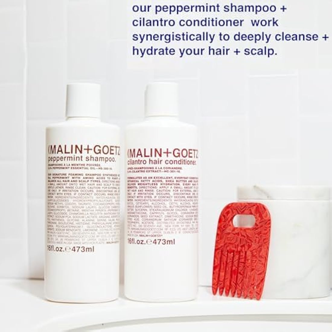 Pepermint Shampoo by Malin + Goetz for Unisex - 16.1 oz Shampoo