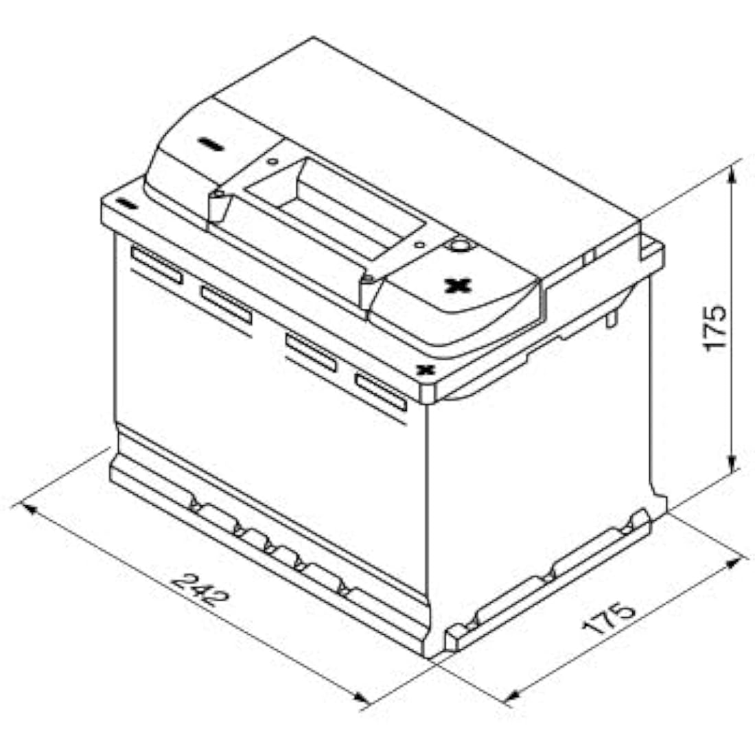 Bosch S5 Car Battery Type 075