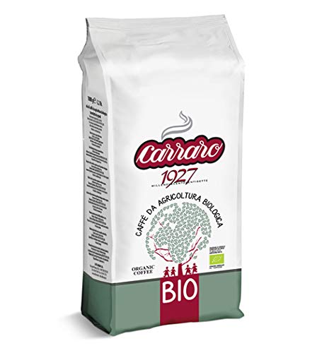 Carraro 1927 BIO Coffee Beans Blend of Organic Roasted Coffee Beans 1kg