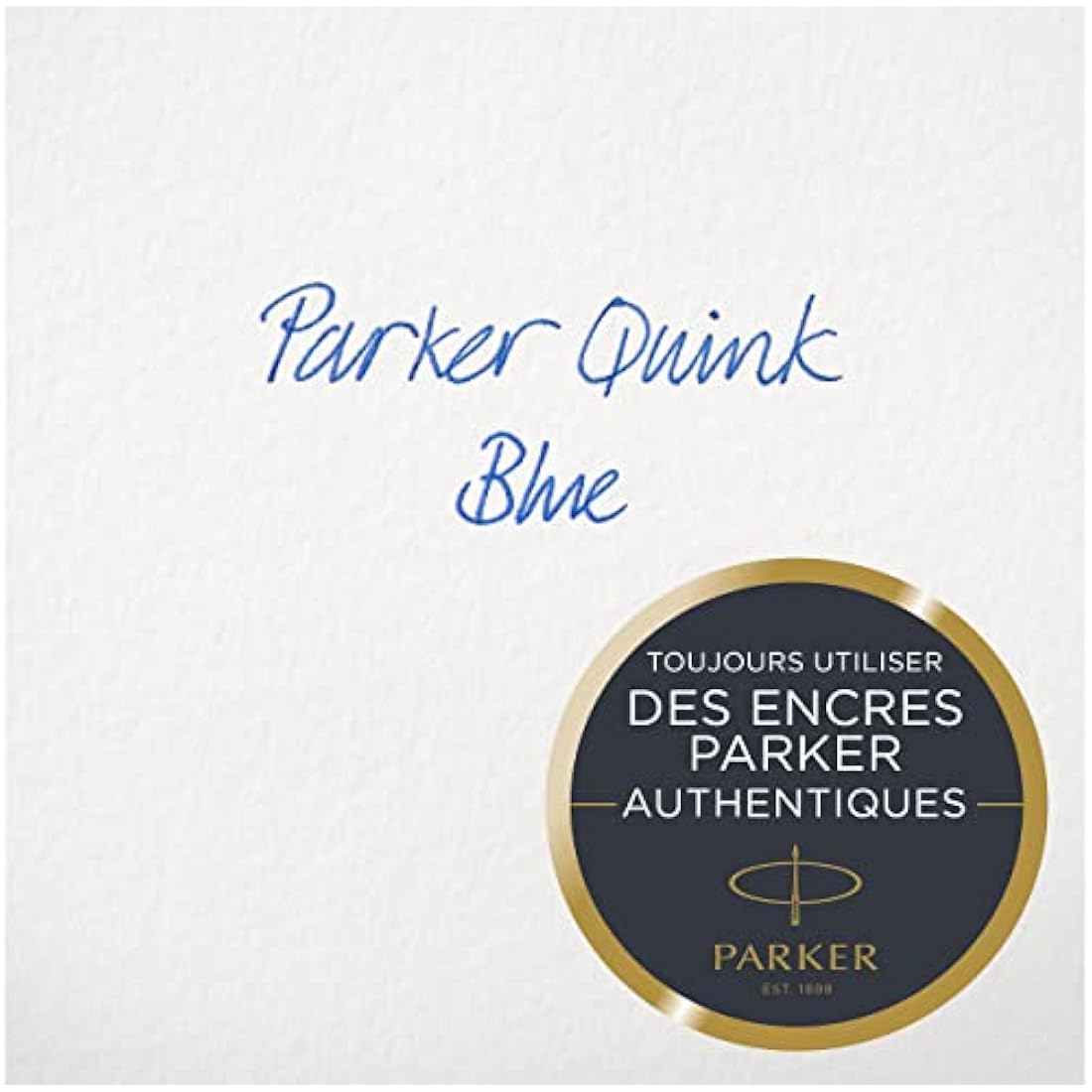 Parker Fountain Pen Ink Bottle | Washable Blue QUINK Ink | 57 ml Fountain Pen Refill.