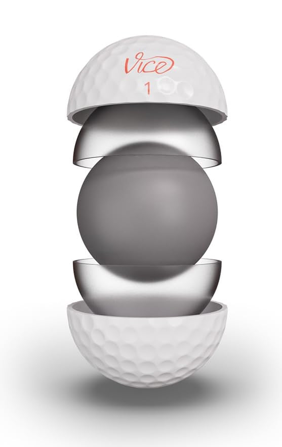 Vice Golf Pro Soft Hue Living Coral Golf Balls