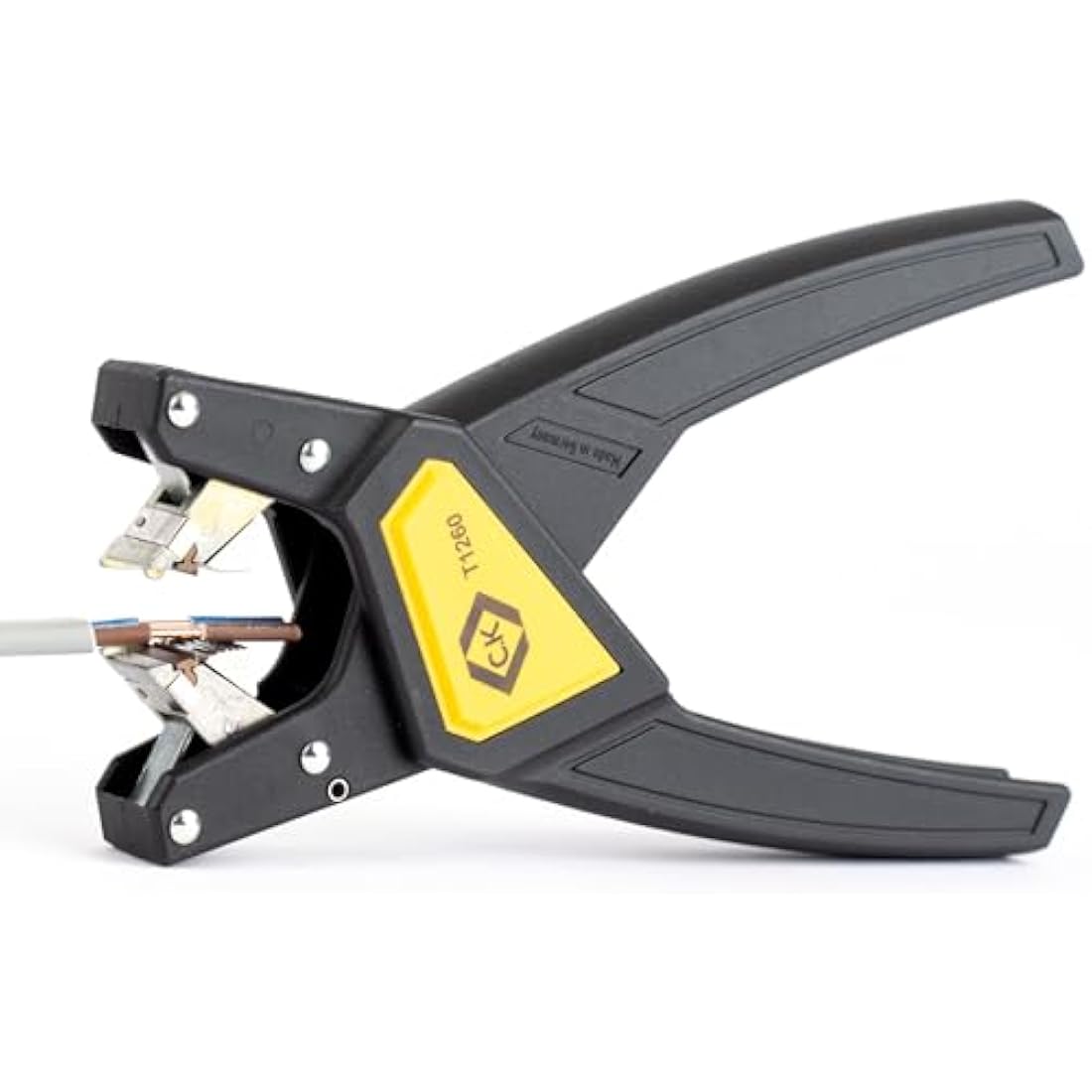 C.K T1260 Automatic Cable & Wire Stripper, Green|yellow|brown|grey