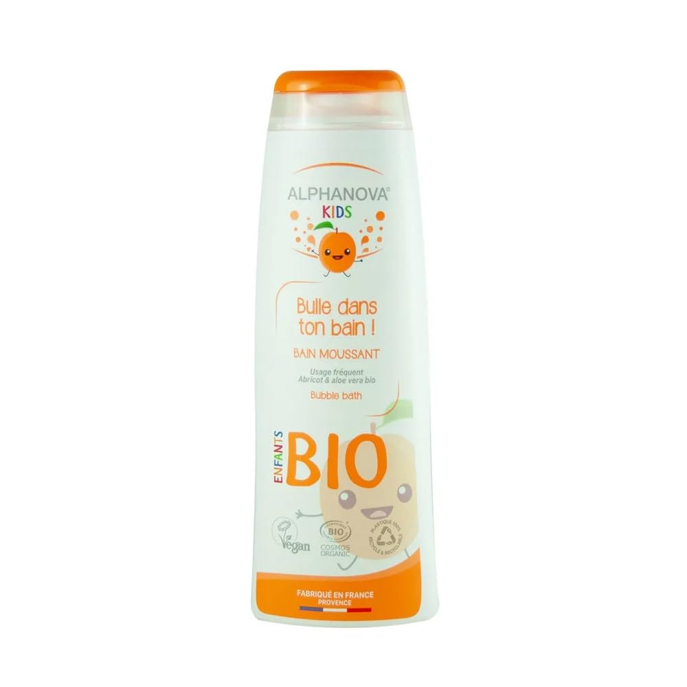 Alphanova Kids Bulle Dans Ton Bain ! Apricot Organic Foaming Bath 250ml