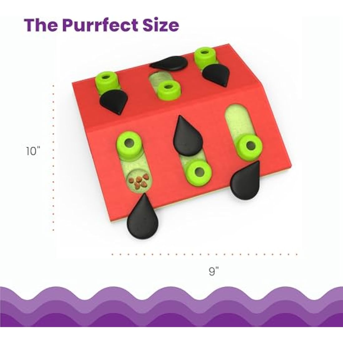 Nina Ottosson by Catstages Melon Madness Puzzle & Play - Interactive Cat Treat Puzzle