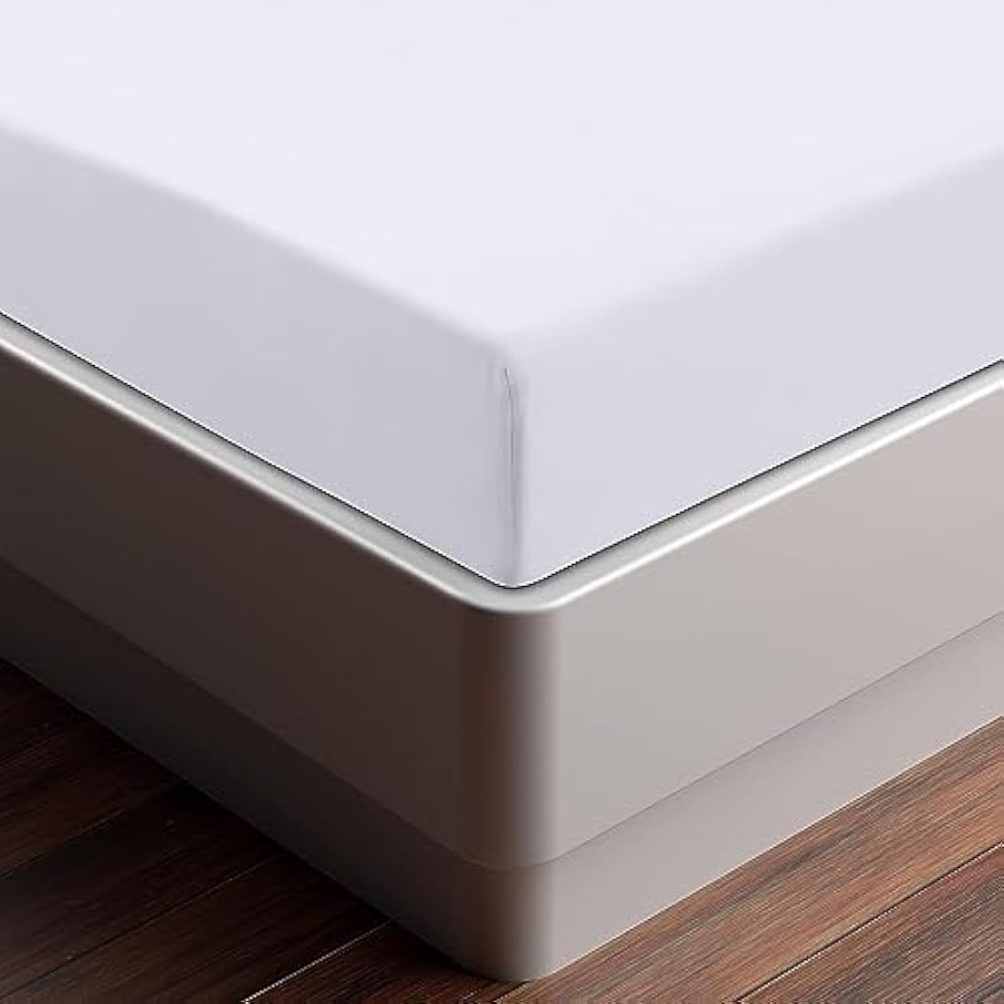 Utopia Bedding Fitted Sheet (Bulk Pack of 6) - Deep Pocket - Easy Care - Soft Brushed Microfibre Fabric - Shrinkage and Fade Resistant (Super King, White)