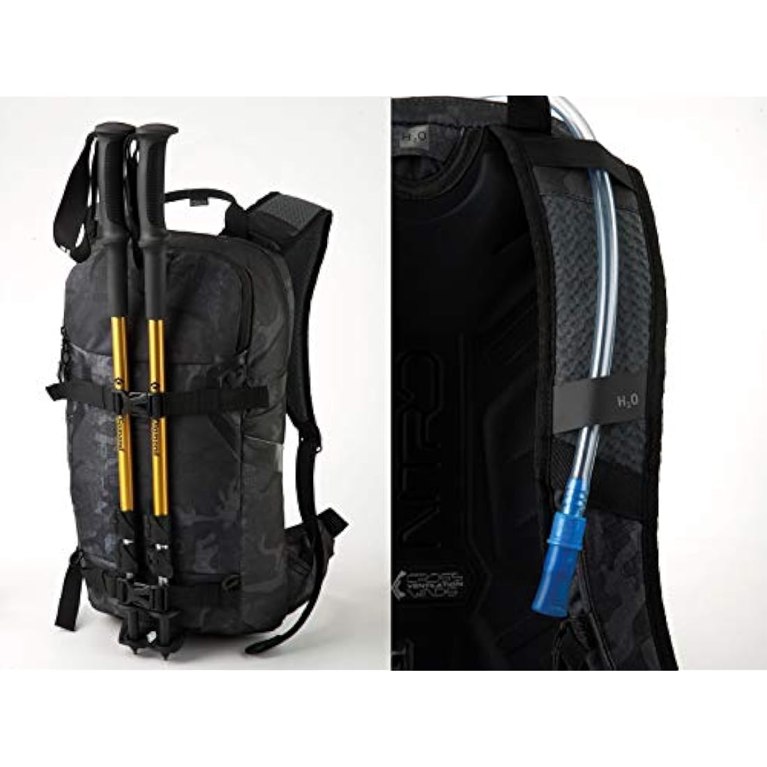 Nitro Nitro Rover 14L Multifunction Backpack, Forged Camo, 14L, Modern