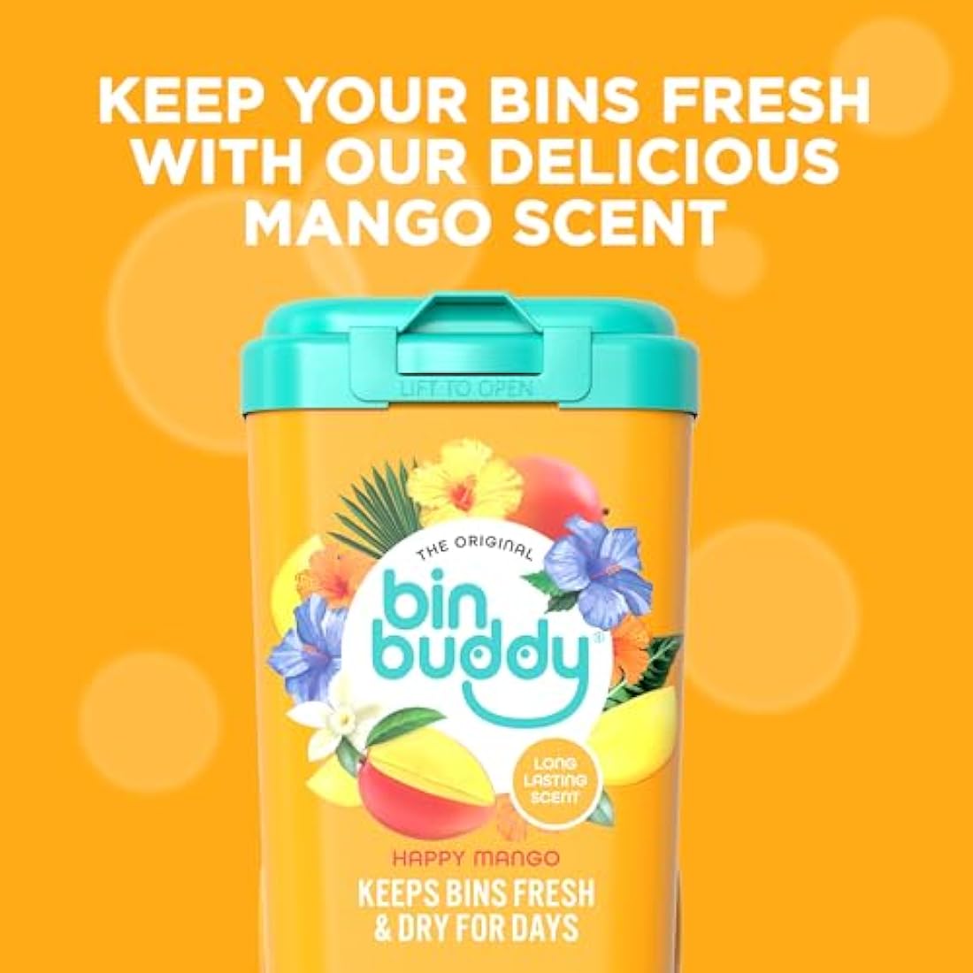 Bin Buddy Surf's Up Bin Freshener Powder 450g, Pack of 3 – Leaves Your Bin Smelling Great – Suitable for Indoor Kitchen, Bathroom, Food Waste Bins and Outdoor Wheelie Bins