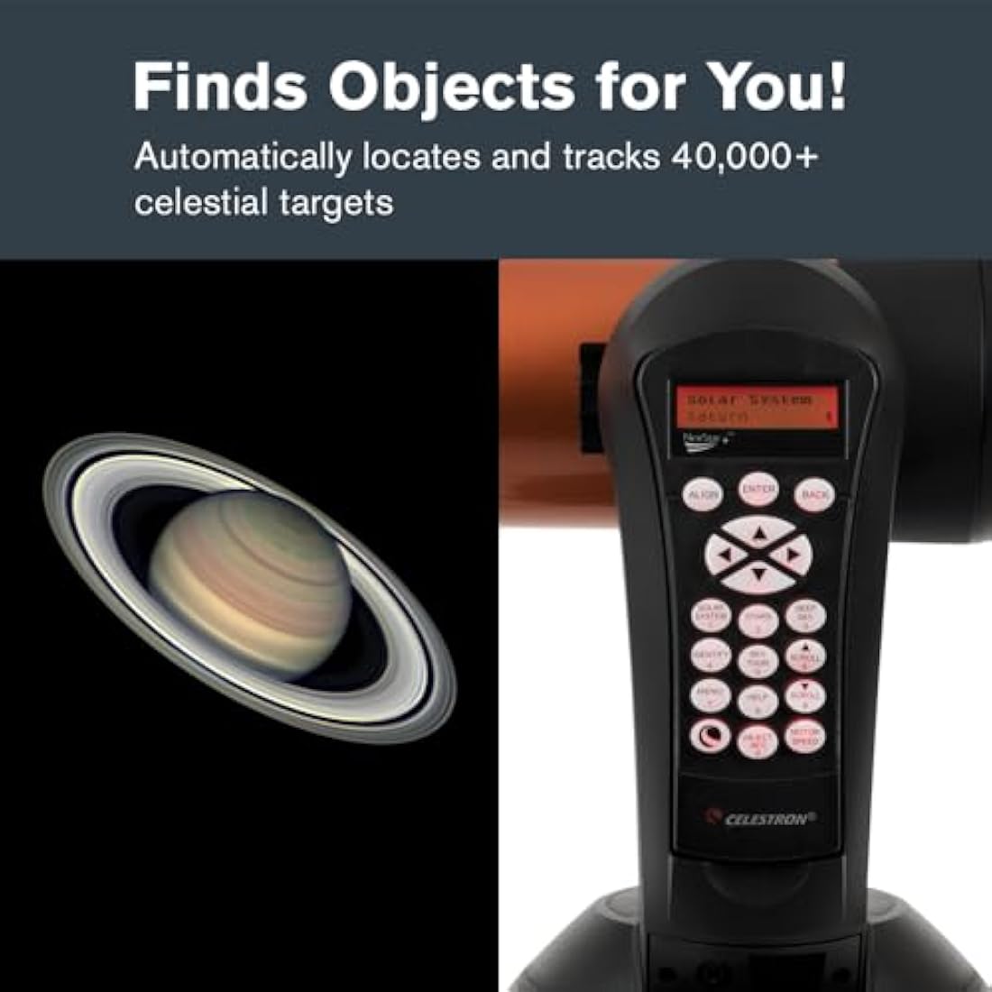 Celestron 11068 NexStar 6SE Computerised Schmidt-Cassegrain Telescope with Fully Automated Mount, SkyAlign Technology and XLT Coating, Black/Orange