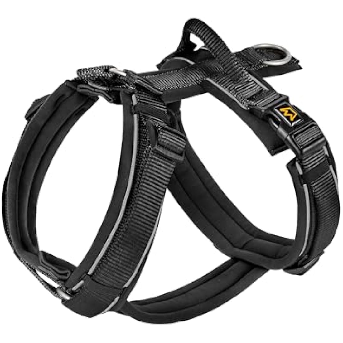 Rudelkönig dog harness Paola - Reflective Chest Harness with Handle - Adjustable large no pull harness for dogs - For very large dogs