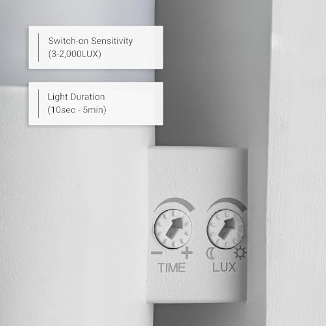 SEBSON Outdoor Wall Lights Mains Powered IP65, Outdoor Garden Lights with PIR Motion Sensor - LED Wall Lights 20W Cool White 2200lm - Outside Lights for Garage and Driveway