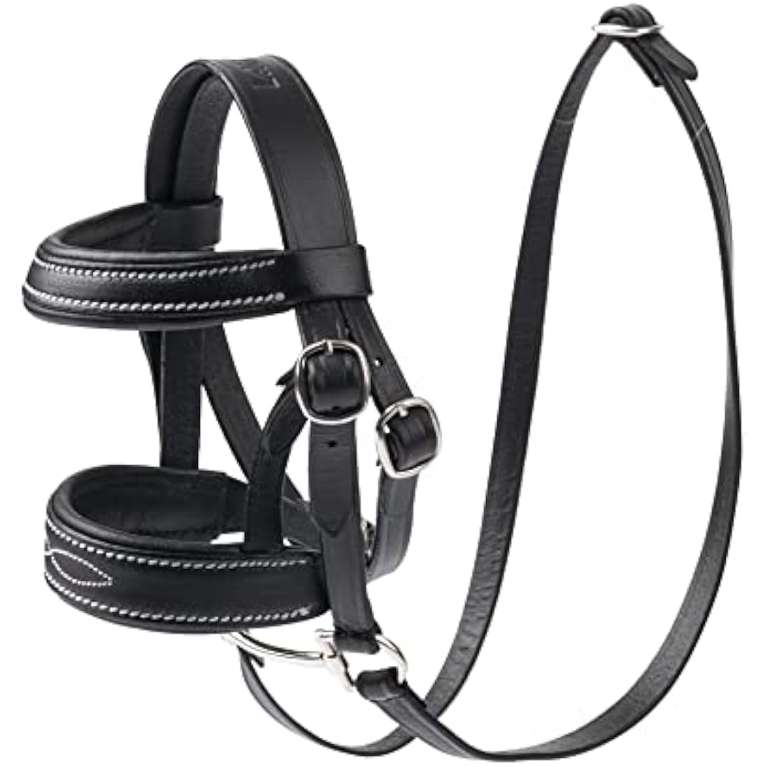 LeMieux Toy Pony Bridle Black - Real Design with Metal Bit & Reins Leather - Delicate Stitching Detail - Educational Toy - Wipe Clean - Handmade - Suitable for Ages 8+