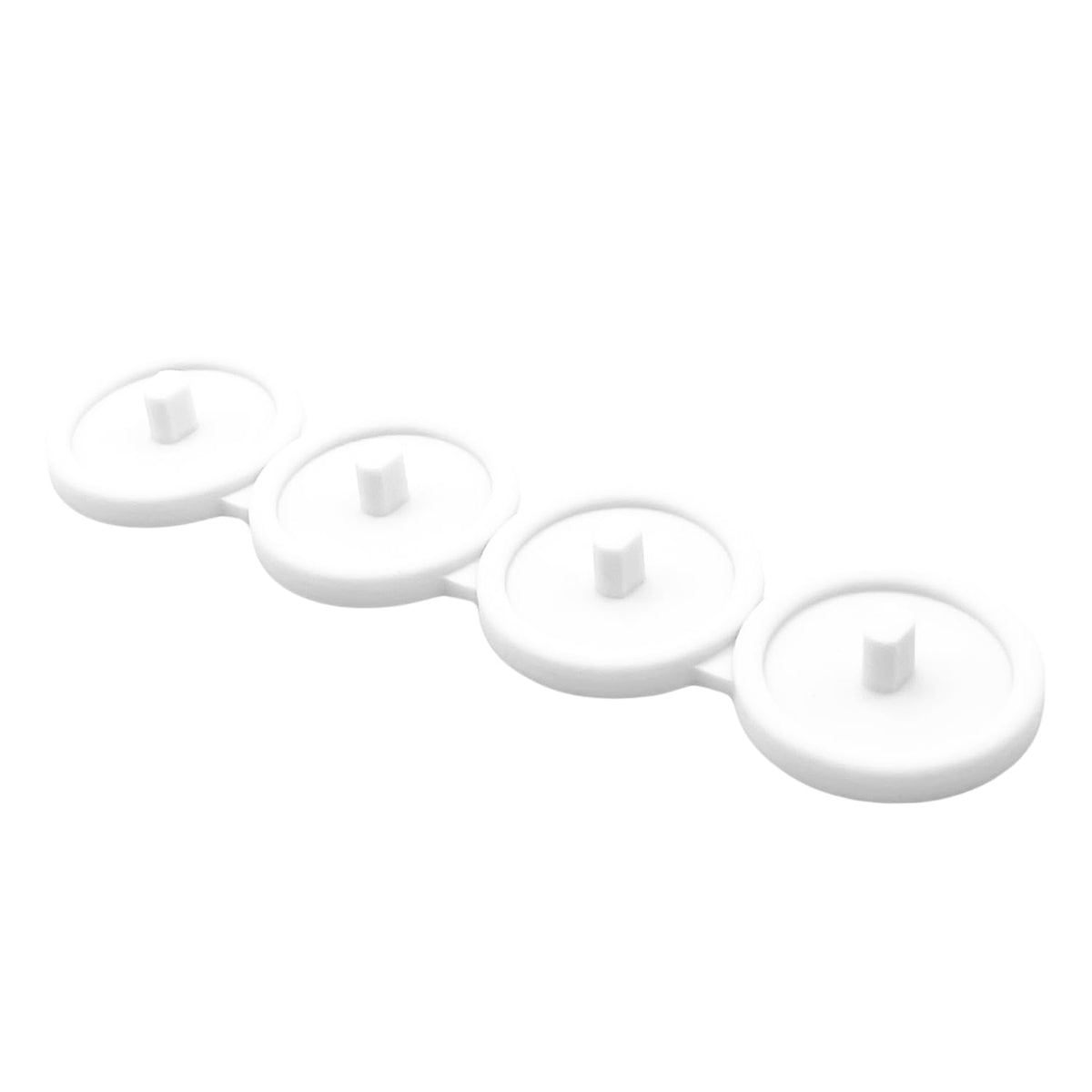 Oral Care Brand Electric Toothbrush Stand & Drip Tray (White, Quadruple)