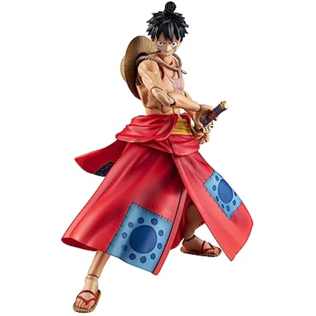 Megahouse One Piece Luffy Taro Figure Variable Action Heroes 17 cm, Mehrfarbig, Standard Size