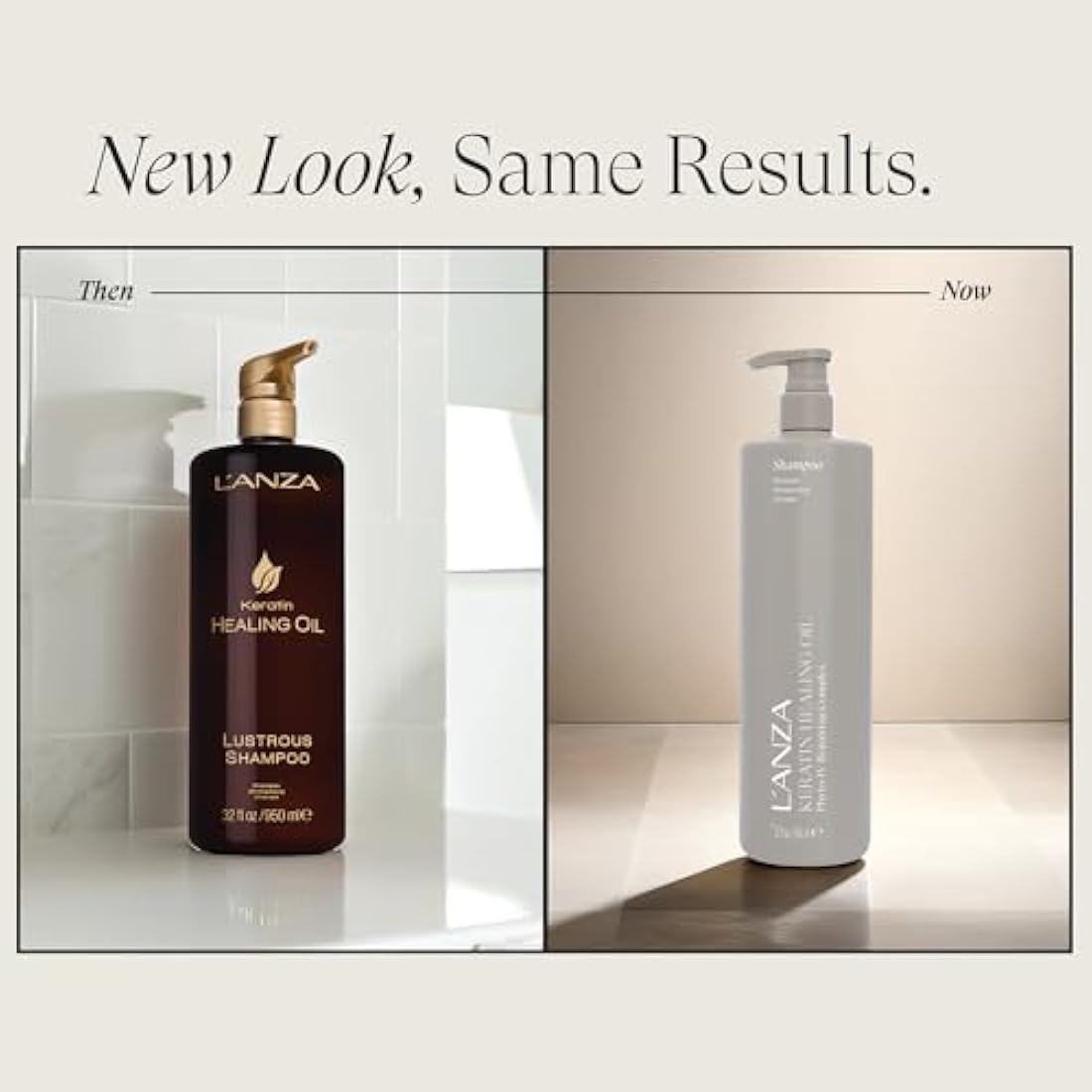 L'ANZA Keratin Healing Oil Lustrous Shampoo for Damaged Hair - Nourishes, Repairs, and Boosts Hair Shine and Strength for a Perfect Silky Look, Sulfate-free, Paraben-free, Gluten-free (950ml)