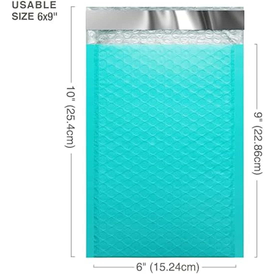 Switory 50pcs Padded Envelopes A5 Bubble Mailers 6x10In Packaging Bags Small Bubble Envelopes Wrap Envelope Mailer Bags Poly Mailers 15.3cmx22.9cm, Green