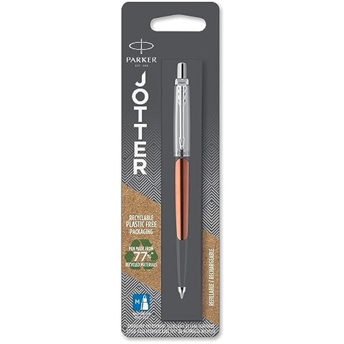 Parker Jotter Ballpoint Pen | Chelsea Orange | Medium Point Blue Ink