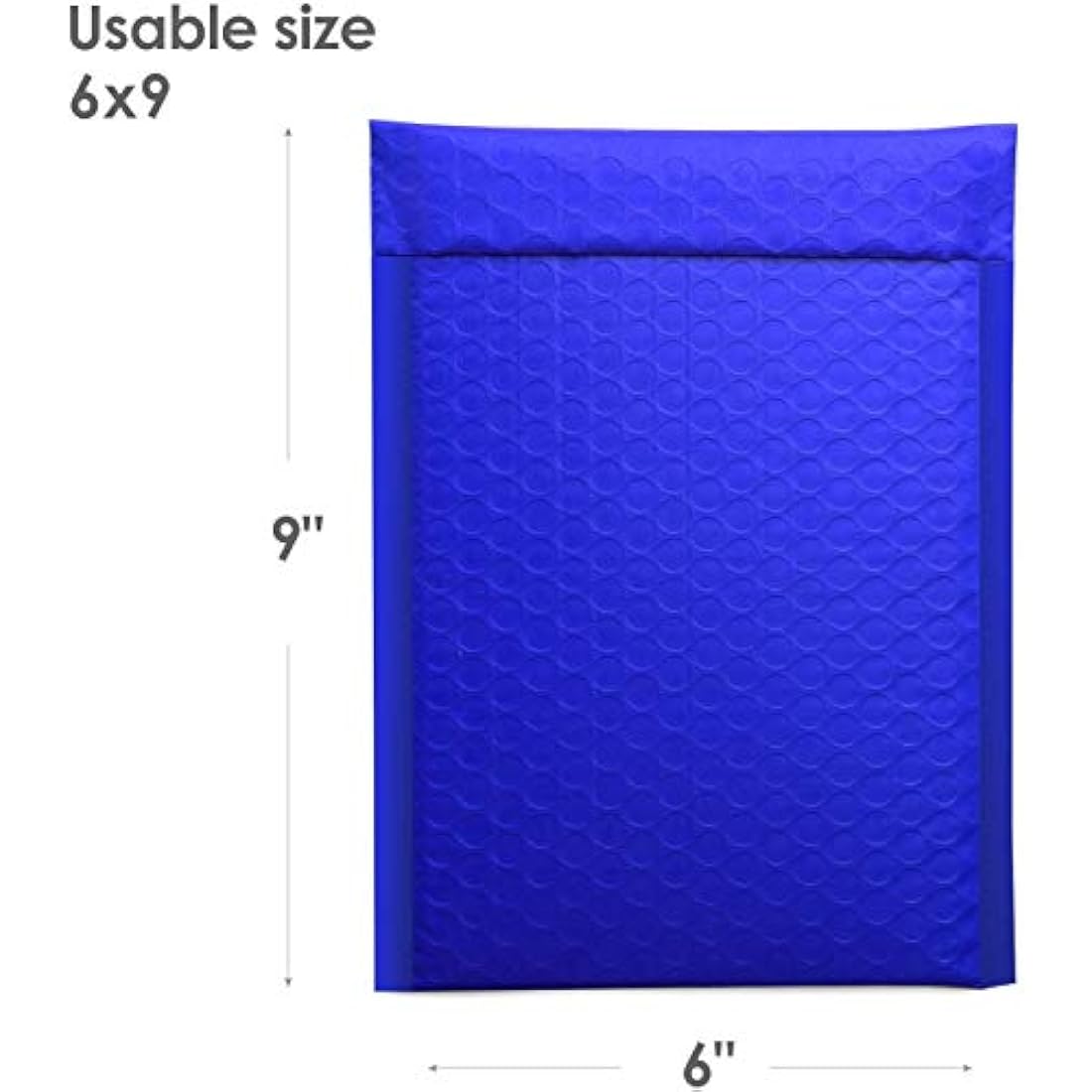 Switory 50pcs Poly Bubble Mailers A5 Padded Envelopes Bubble Lined Poly Mailer Self-Seal for Packaging 15.3cmx22.9cm - Blue