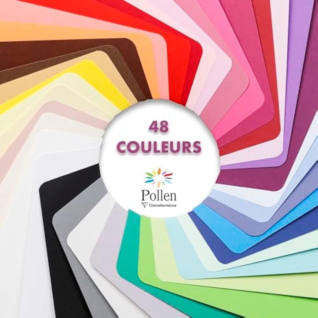 Clairefontaine - Ref 51042C - Pollen Iridescent Envelopes (Pack of 20) - C5 in Size, 120gsm Paper, Suitable for Use with Inkjet or Laser Printers - Cream