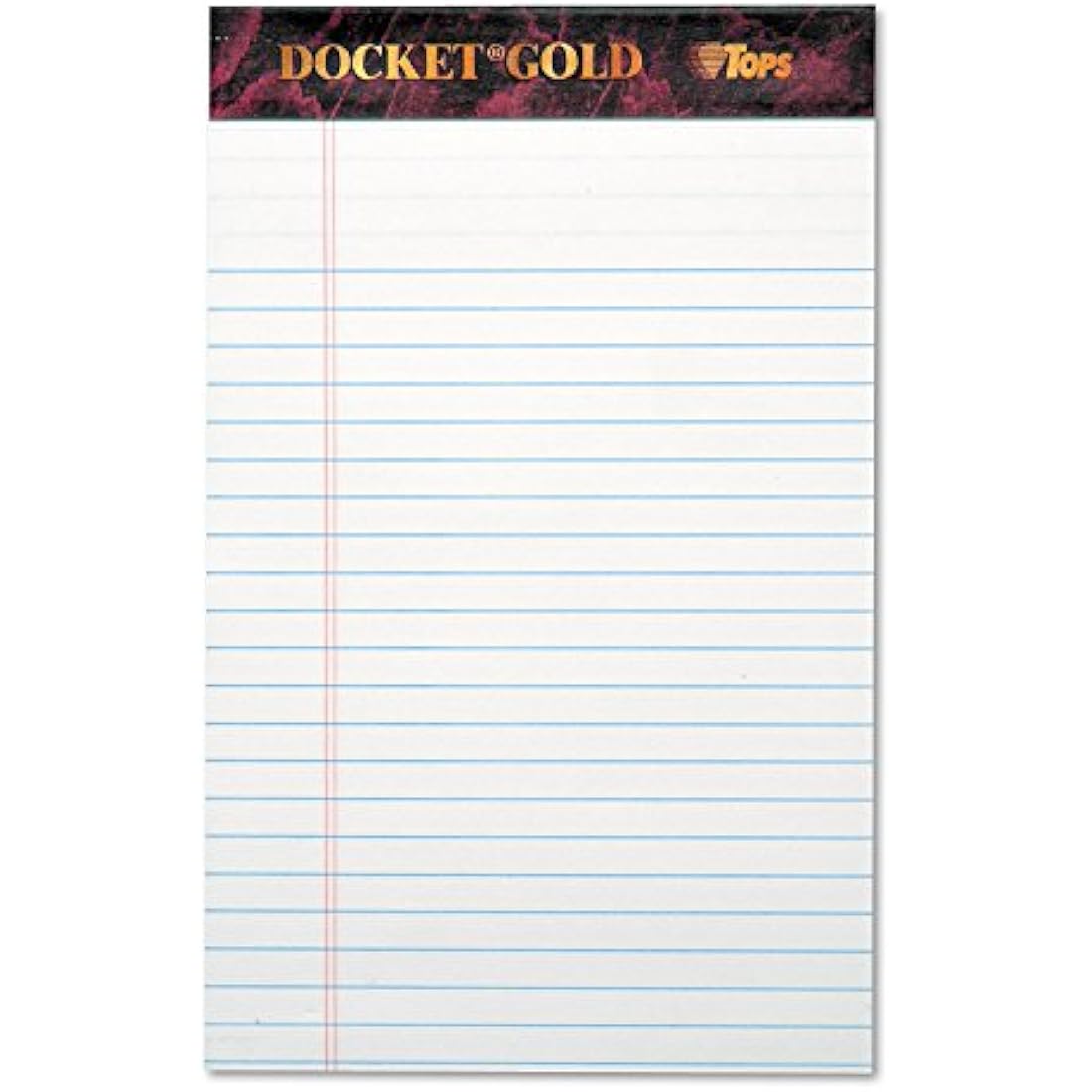 Tops Docket Gold Jr. Legal Ruled White Legal Pads (TOP63910) 5 x 8 Inch