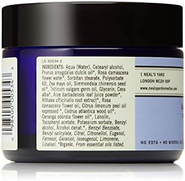 Neal's Yard Remedies Rose & Mallow Moisturiser | Rich in Texture for all Skin Types | 50g
