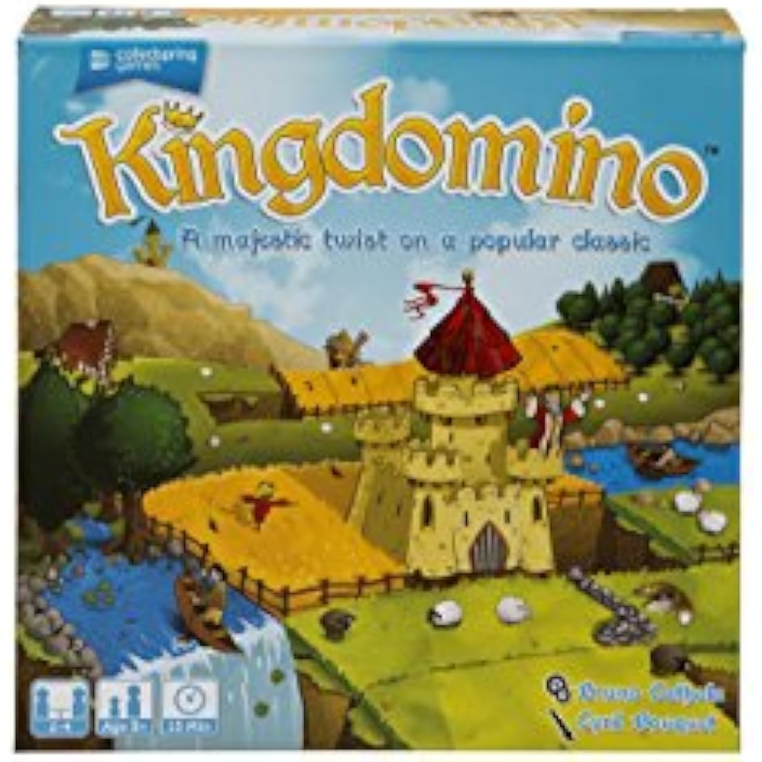 Blue Orange | Kingdomino Game | Board Game | Ages 8+ | 2-4 Players | 15 Minutes Playing Time