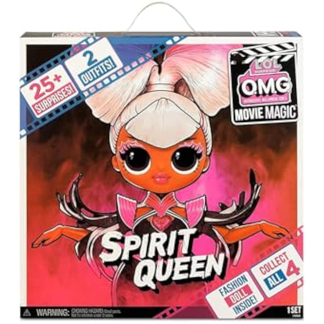 LOL Surprise OMG Movie Magic SPIRIT QUEEN - Fashion Doll with 25 Surprises & Movie Set/Theatre Set Playset - Series 1 - Includes Fashions, Accessories, & More - Collectable - For Boys & Girls Age 4+