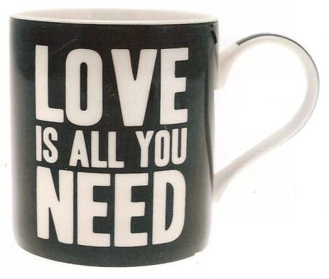 Words of Wisdom Love is all you need Mug In Gift Box
