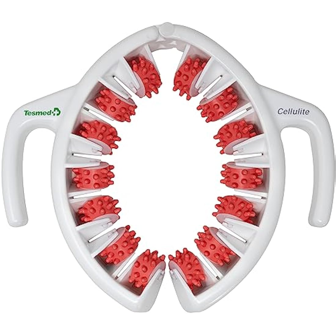 TESMED Cellulite – Manual Anti-Cellulite Massager, Made in Italy, Patented, with Triple Mechanical Action That Lift, Tighten, and Release The Skin - Cellulite Roller for Thighs and Buttocks (Pink)