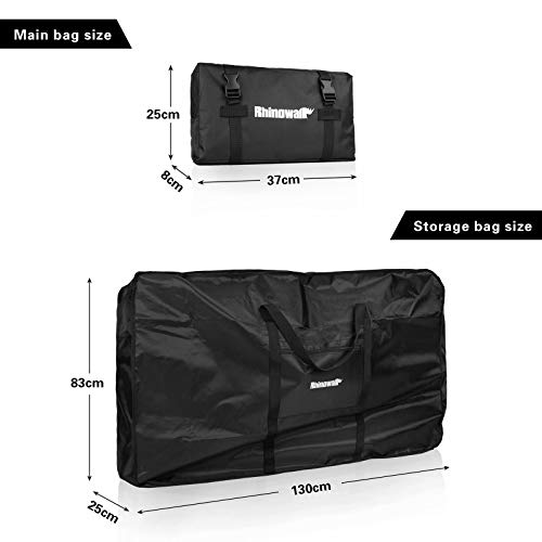 Rhinowalk Bike Carrying Bag for 26 to 27.5 inch MTB Mountain Bike/700C Road Bike Transport Luggage Travel Case
