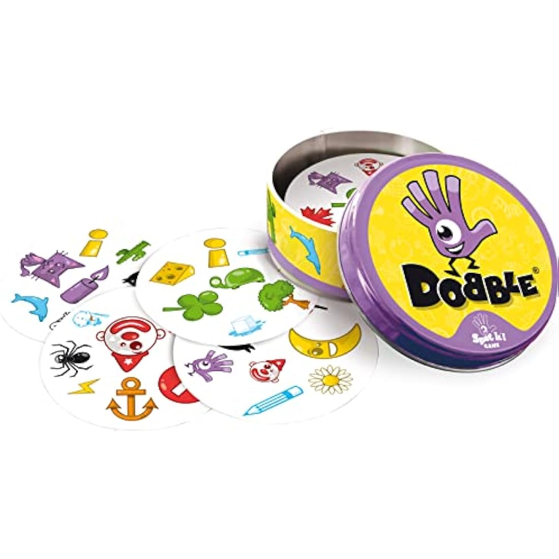 Asmodee | Dobble | Kids Card Game | Ages 6+ | 2-8 Players | 15 Minutes Playing Time
